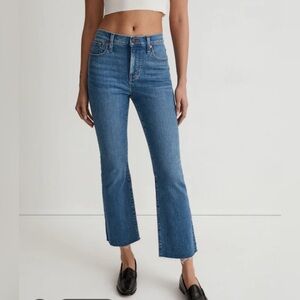 Madewell Flare Jeans in Classic Blue